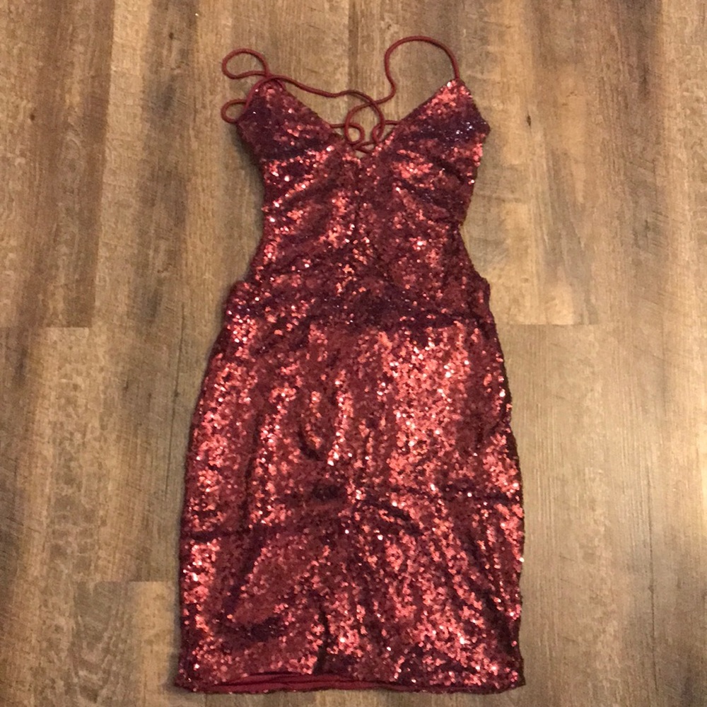 NWT Fashion Nova (Fall to the Rhythm sequin dress)